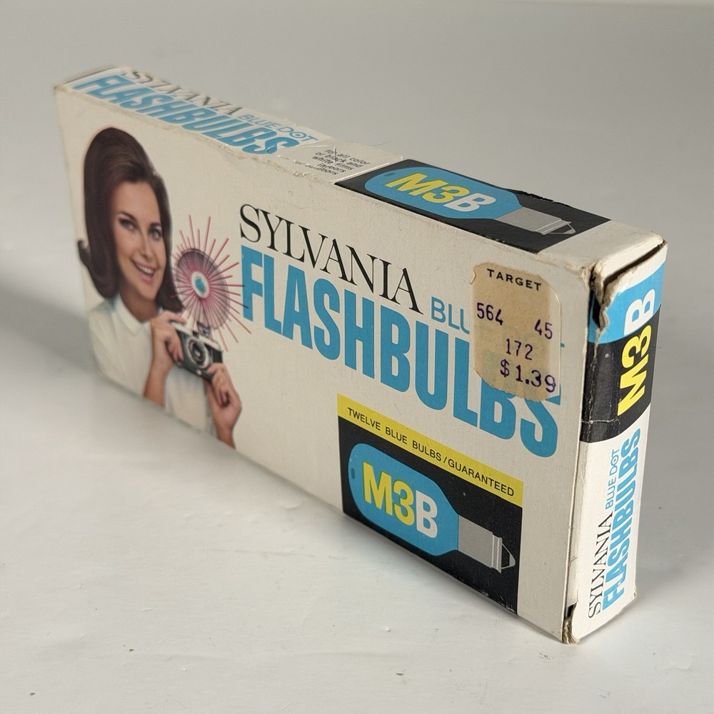 Sylvania Blue Dot Flashbulbs M3B 12-Pack in Original Packaging