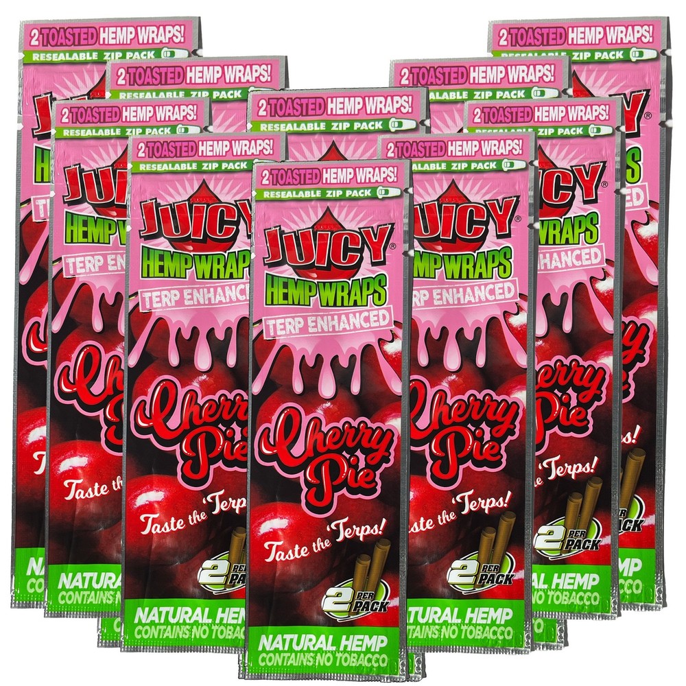 Juicy Enhanced Wraps - Cherry Pie - 10 Pack
