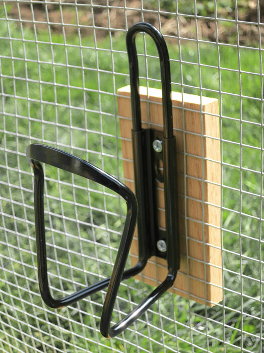 Brooder Bottle Nipple Waterer for Chicks and Chickens (20 fl. oz.) + Cage Mount