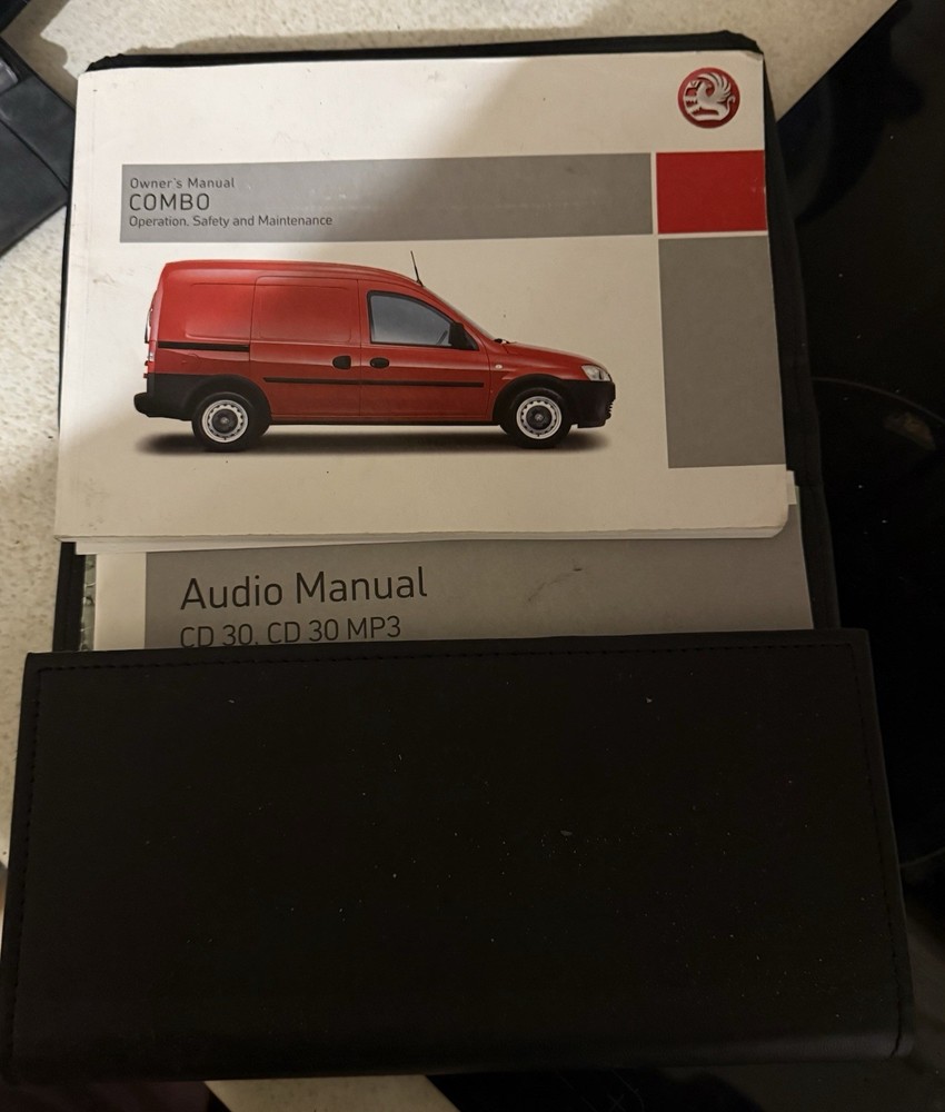 Vauxhall Combo Van Owners Manual Document Wallet