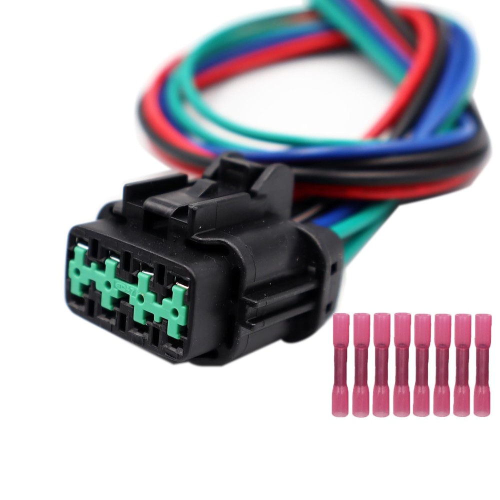 LIZAPUS 8-Way Front Headlamp Headlight Connector Plug Compatible with Infinit...