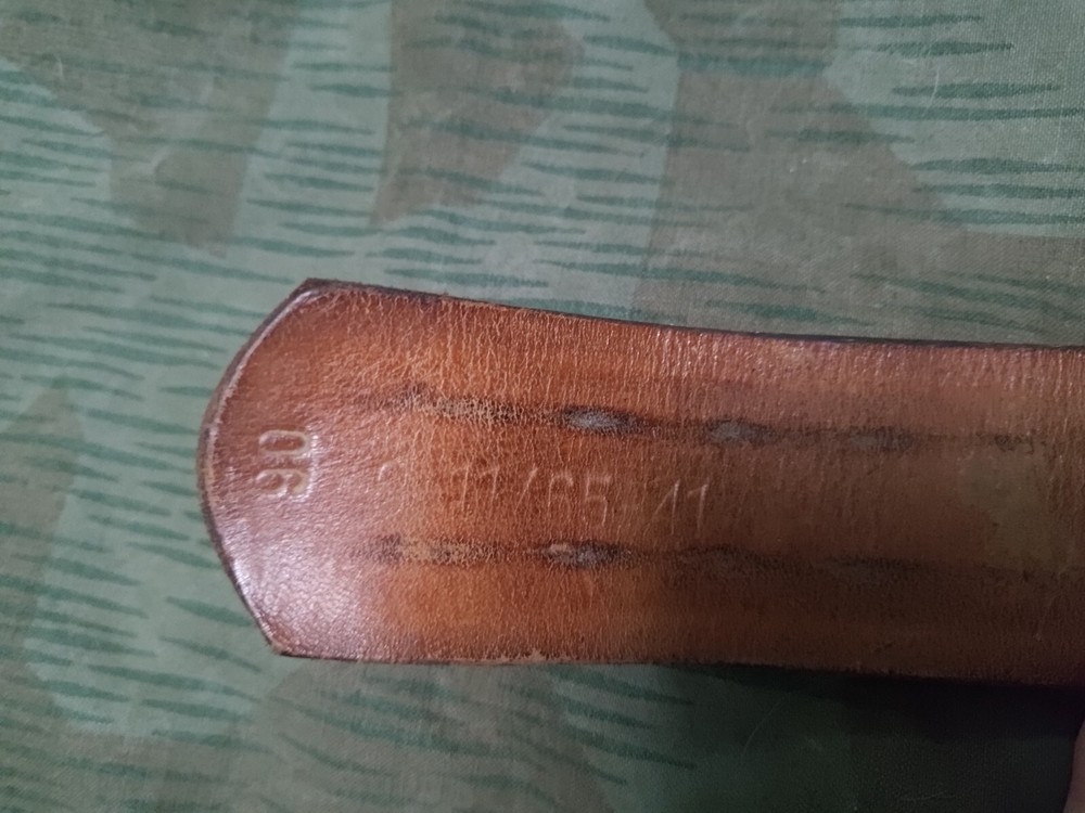 west german leather belt