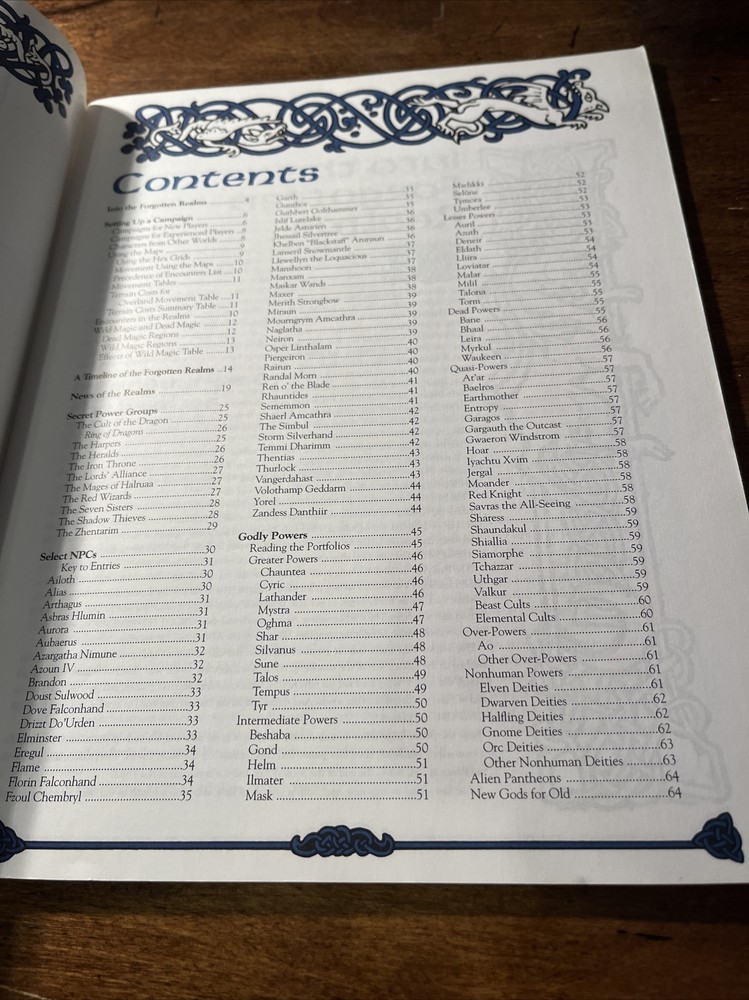 AD&D Forgotten Realms Running the Realms Advanced Dungeons & Dragons TSR