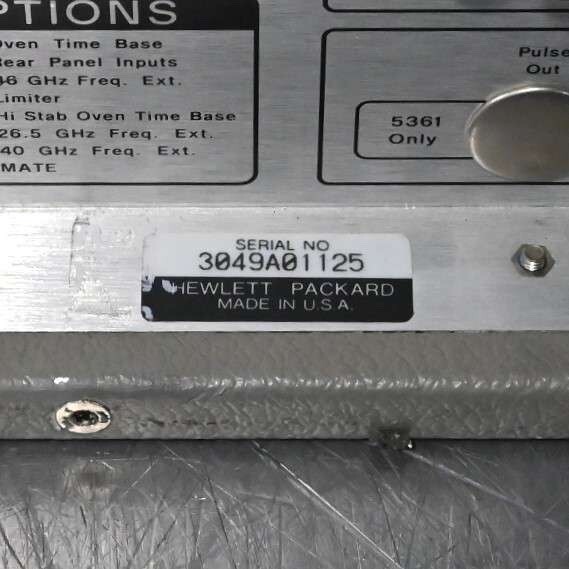 HP Hewlett Packard 5351B Microwave Frequency Counter w/Opt 006