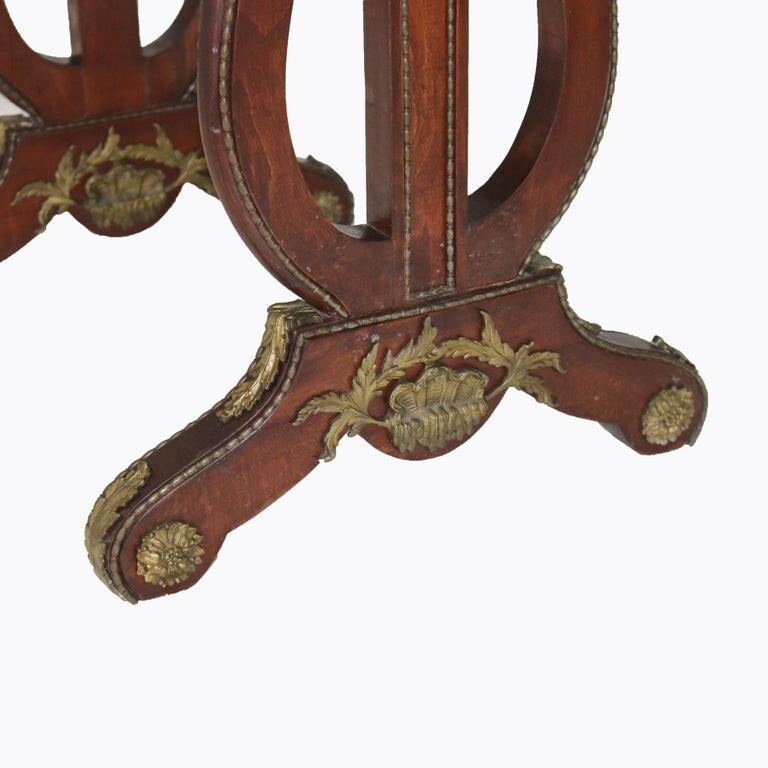 Antique Flame Mahogany, Birds Eye Maple and Ormolu Serving Table C1920