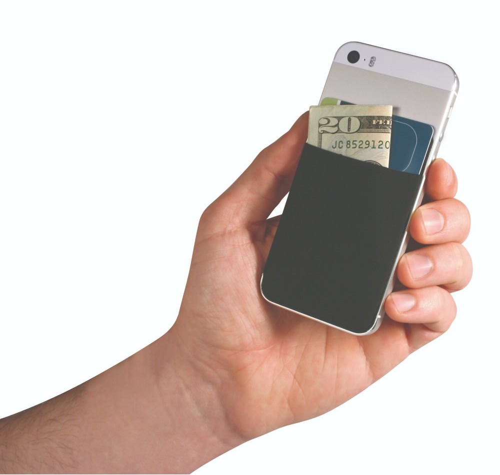Phone Pocket *4 PACK* Smart Phone Stick-on Wallet with RFID blocking technology