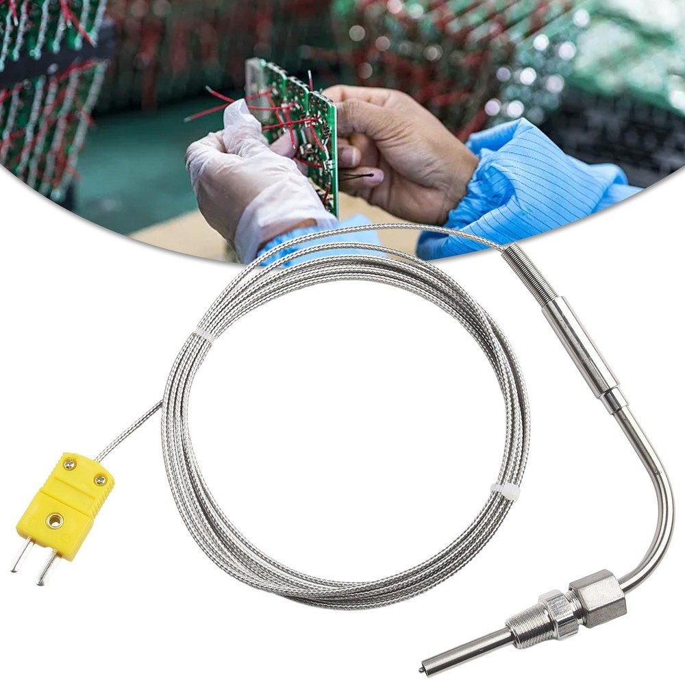 K-Type Thermocouple Exhaust Probe High Temperature Sensor Threads 2M EGT
