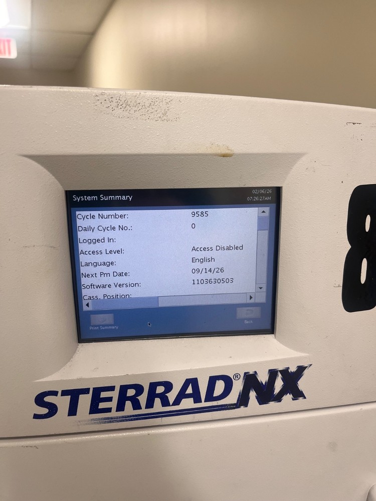 Asp Sterrad NX Plasma Sterilizer