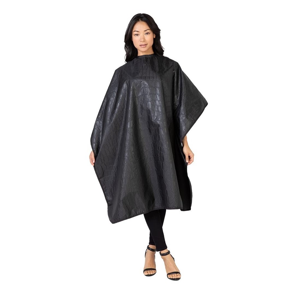 Alligator Hide Bleach-proof Multi Purpose Coloring/Styling Cape, Textured Sur...