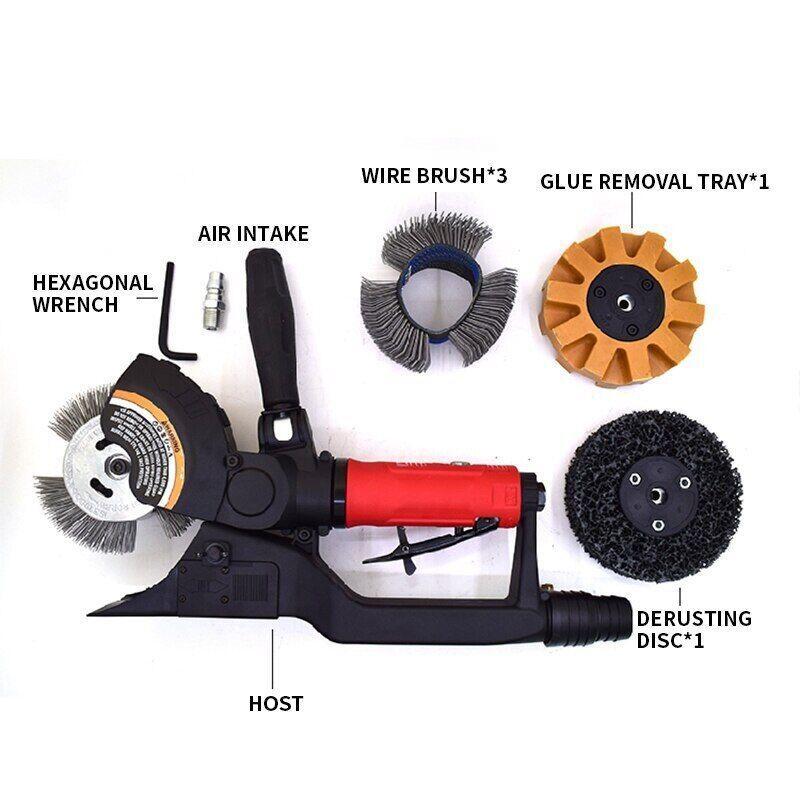 Surface Durable Rust Removal Tool Air Pneumatic Grinder Decals Remove WL-280D