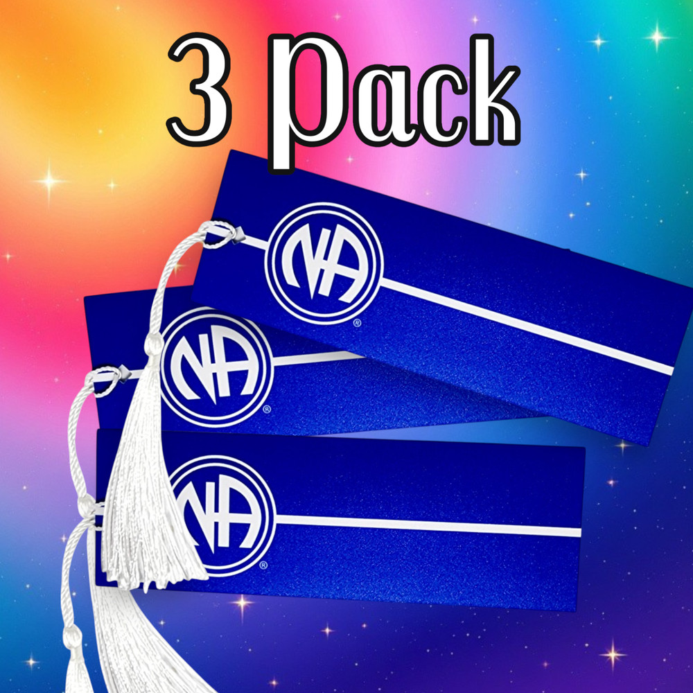 NA Basic Text Bookmarks set Narcotics Anonymous recovery bookmark - 12 Step