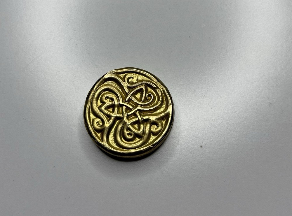 Nordic Gold Celtic Knot Coin!!!