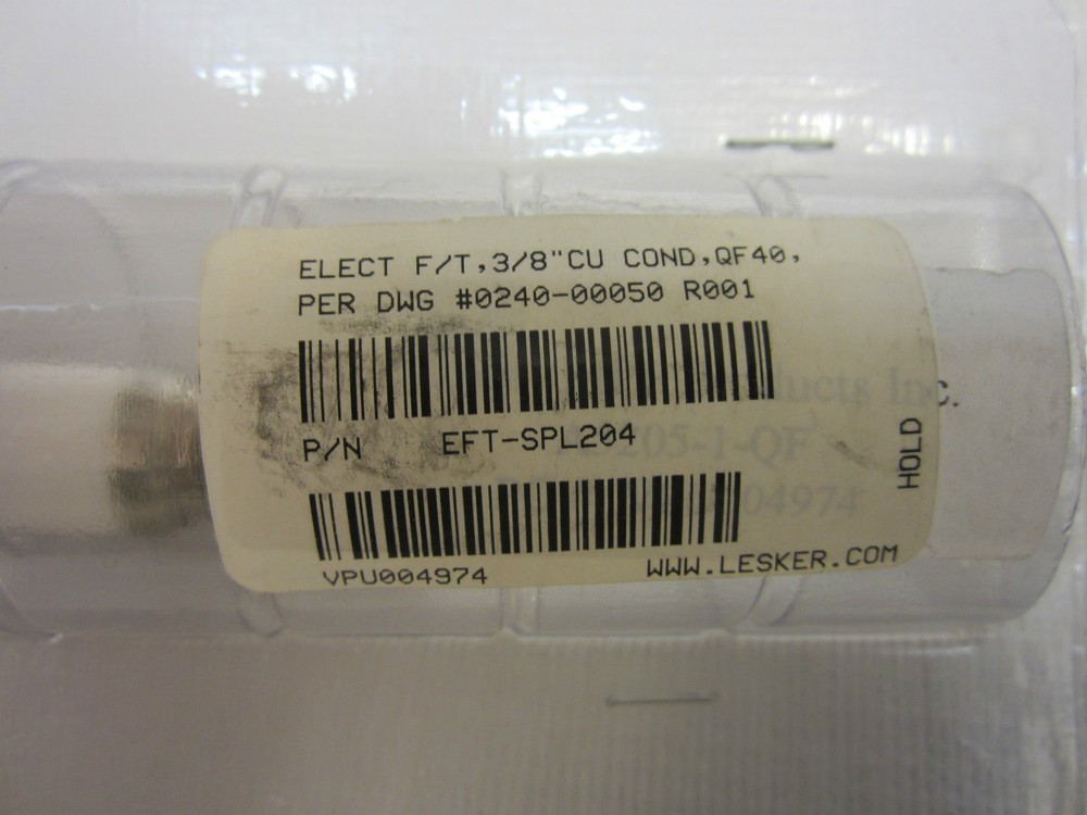 LESKER HEATER FEED THRU EFT-SPL204