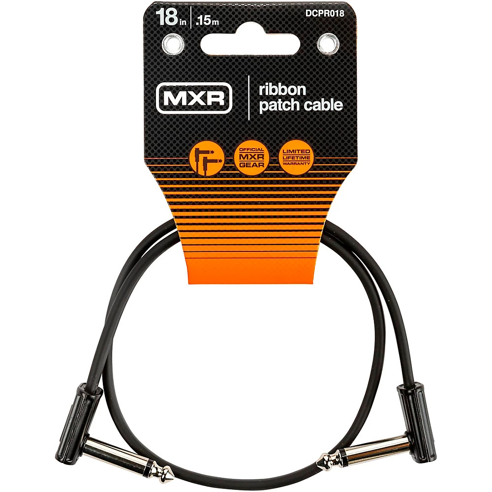 MXR Ribbon Patch Cable 18 in. Black