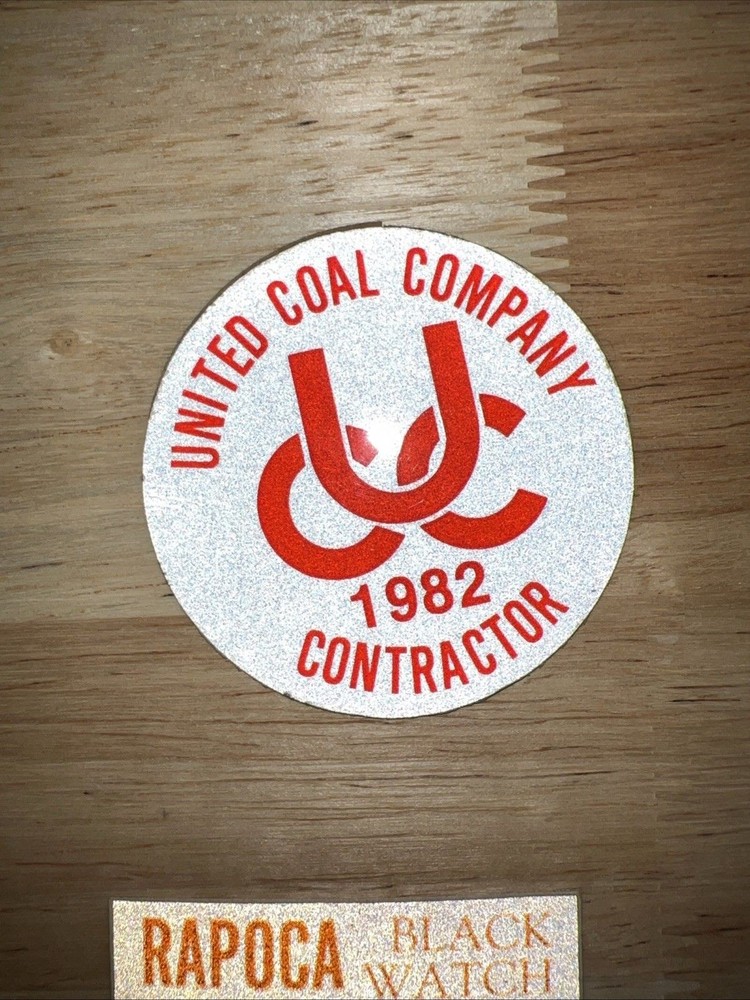 Lot Of 4 Coal Mining Stickers