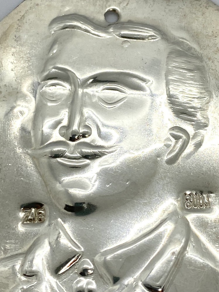 Vintage 800 Silver Ornament