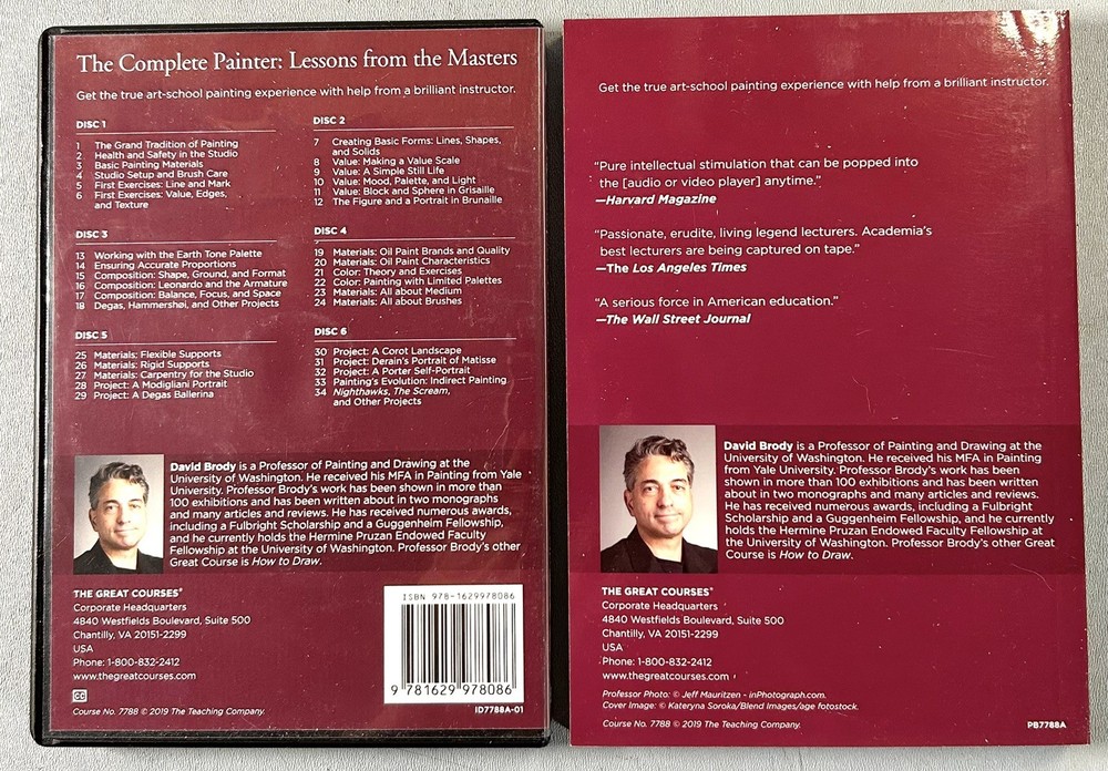 Great Courses DVD Bundle - How To Paint, How To Draw, The Complete Painter (x2)