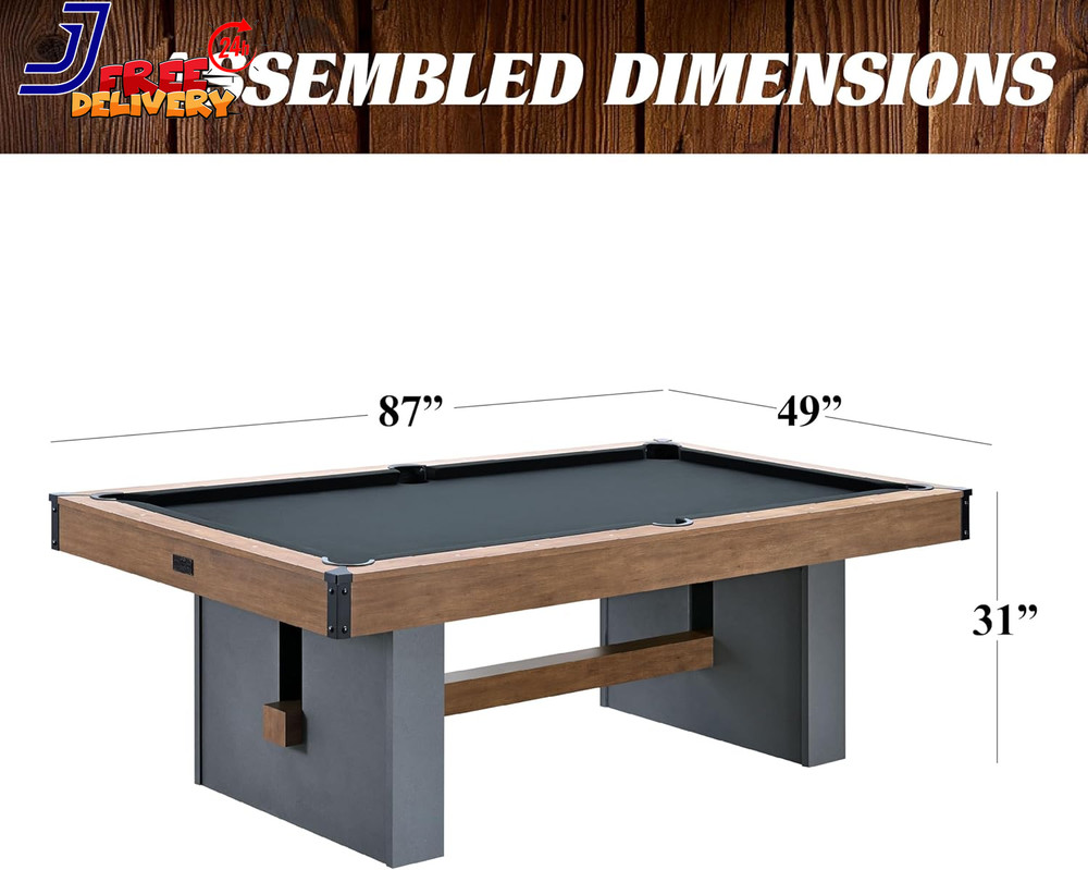 Urban Collection Multiple Styles Pool Table Preassembled Playfields Perfect for