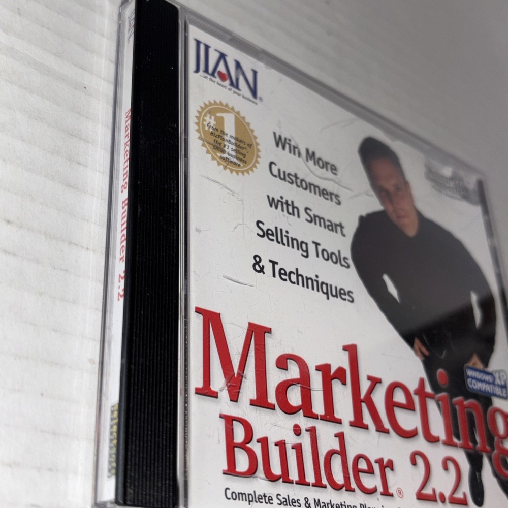 Marketing Builder 2.2 CDRom Software Sales & Market Plan/analysis/implement Win.
