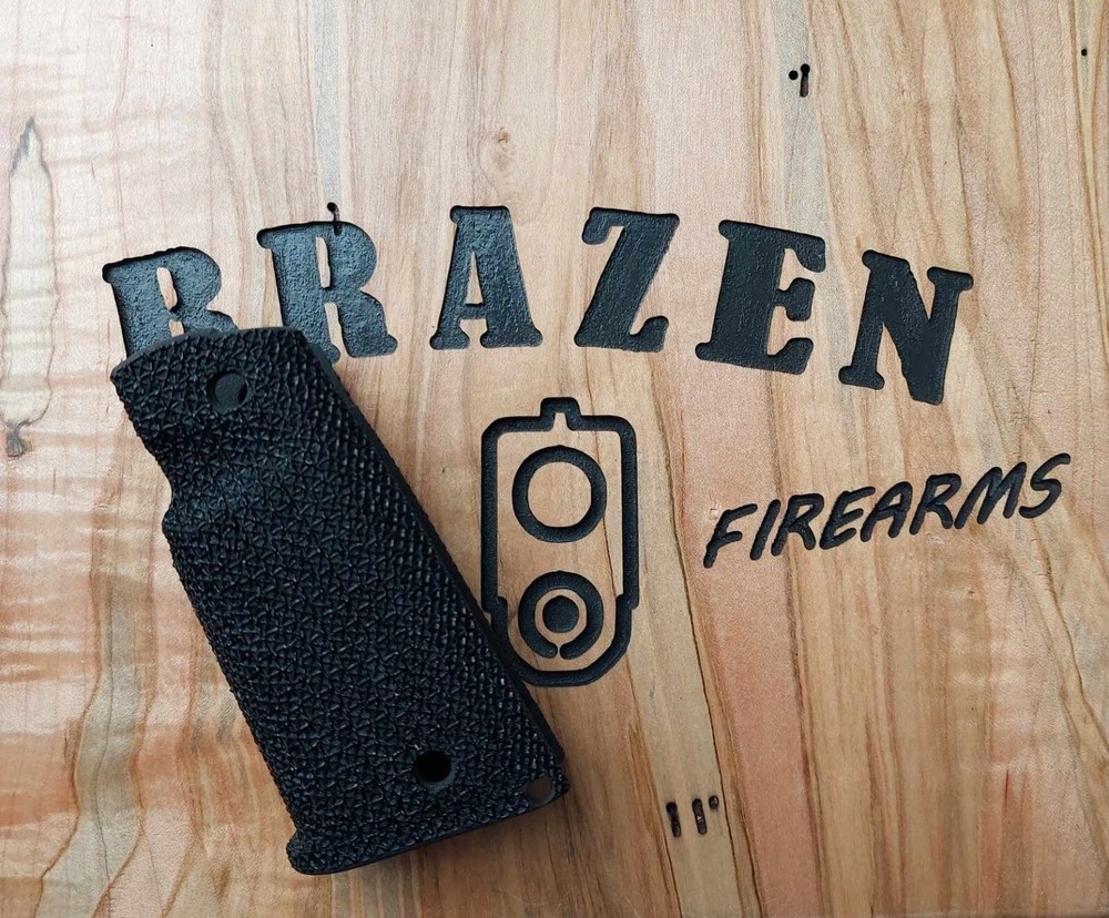 Stippled 1911 SSI DSP BITE Grips - Prism Stipple Pattern