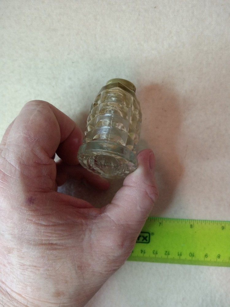 1950s Perfume bottle, small, retro look, empty. no markings, MCM