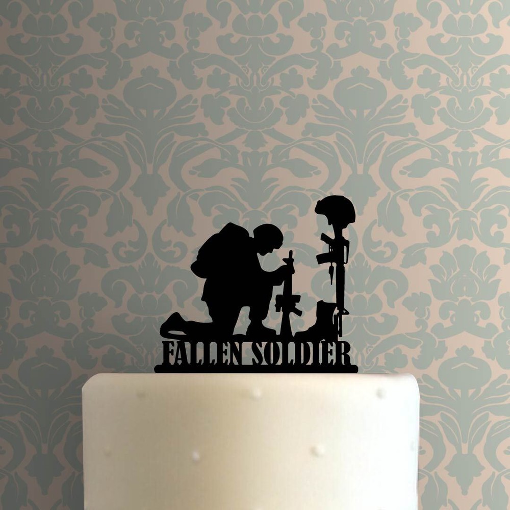 Fallen Soldier 225-B150 Cake Topper