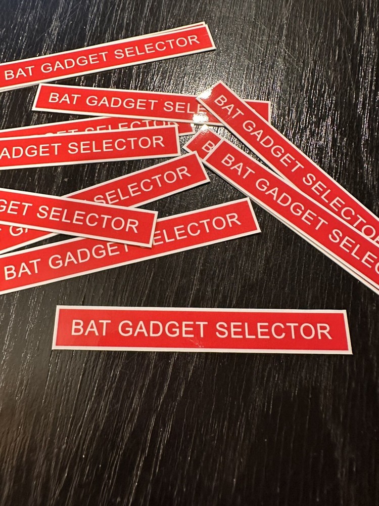 Batman 66 Pinball BAT GADGET SELECTOR REPLACEMENT DECAL STICKER