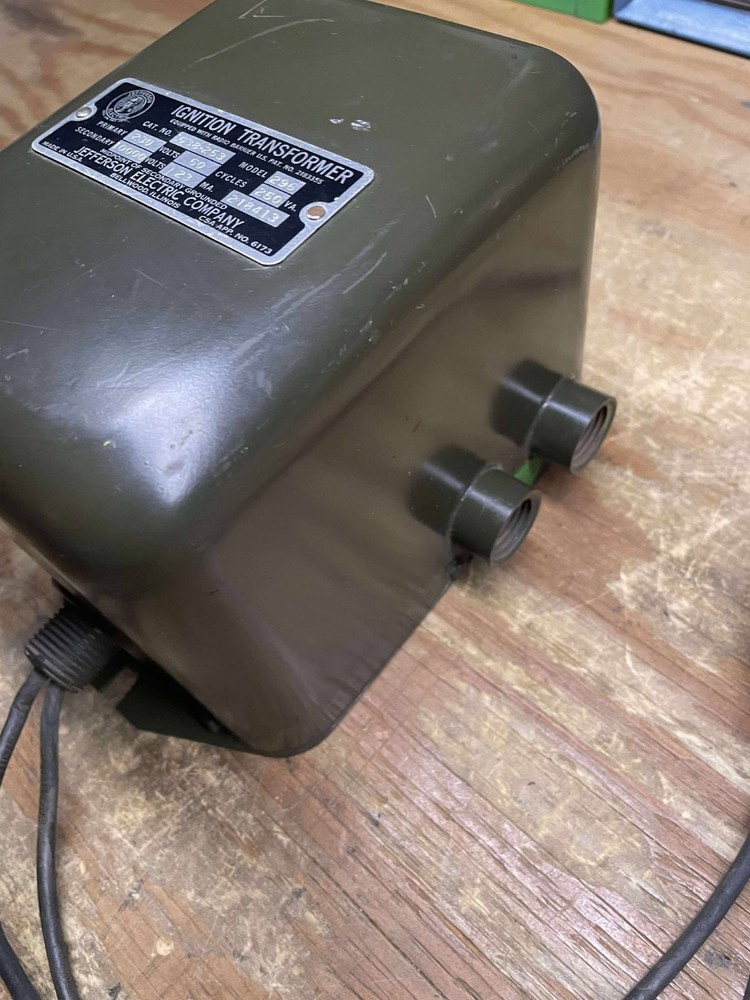 Jefferson Electric ignition transformer Model 638-253 UNTESTED AS-IS MAKE OFFER