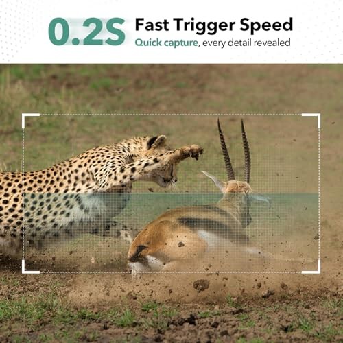 Cellular Trail Camera 4G Unlimited Data Plan Built-in SIM Card - Scratch & Dent