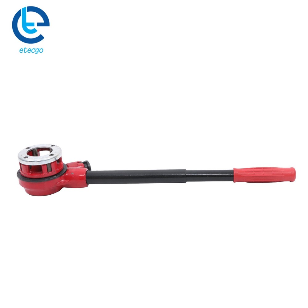 W/ 6 Dies Ratcheting Pipe Threading Tool Set Ratchet Pipe Threader Kit