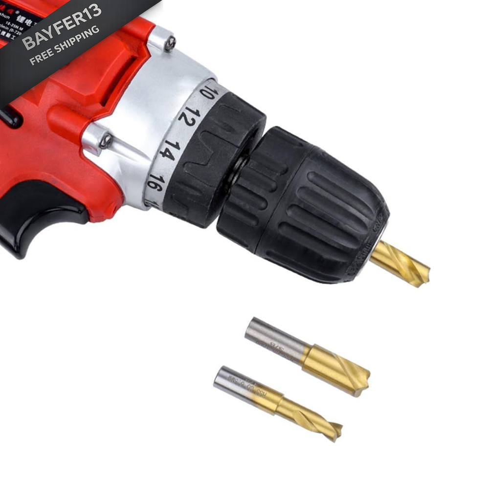 Wolfride 3PCS Spot Weld Drill Bits Removal Tool 6.5mm, 8mm, 10mm