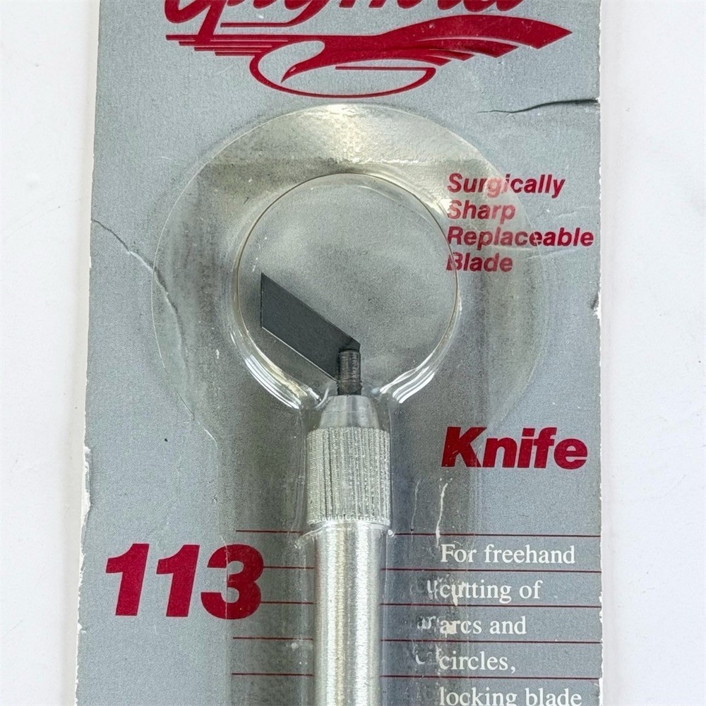 Grifhold Craft Knife Surgically Sharp Replaceable Blade Freehand Cutting