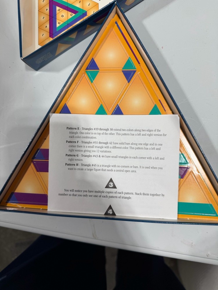 Puzzabilities Optical Illusions Triangle Puzzle New Open Box Complete