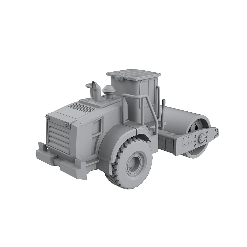 LaoYao 1:72 Construction Vehicles Asphalt Road Roller