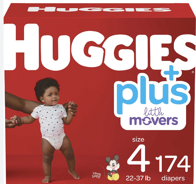 Huggies Plus Size Diapers - Sizes 1-7 Bulk Quantity & Free Shipping!