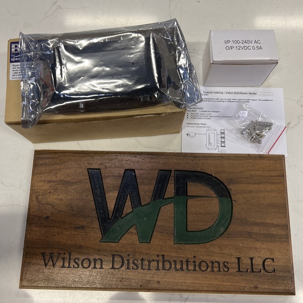 Speco Technologies Coaxial cabling Video Distributor/amplifier VID-DIST