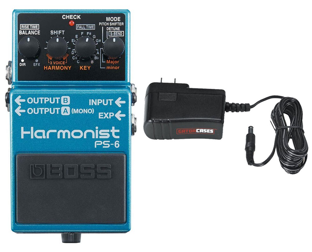 Boss PS-6 + Gator 9V Power Supply Combo