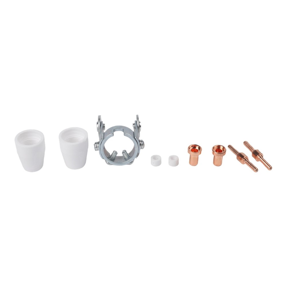 For PT31 Plasma Cutter 61 Pcs Complete Consumable Kit with Roller Guide for Use