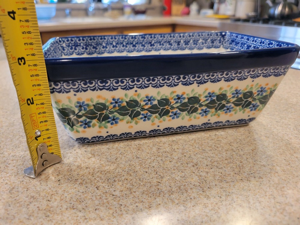 Polish Pottery 8" Loaf Pan