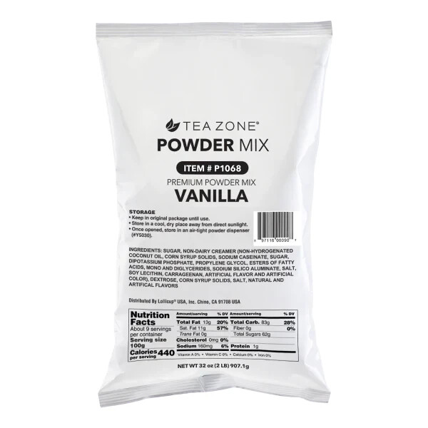 Tea Zone Vanilla Powder (2 lbs), P1068