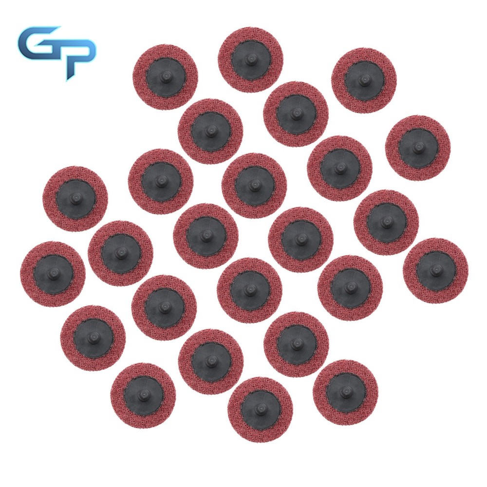 25 Pack 2 Inch Surface Conditioning Quick Change Discs Medium Prep Pad Discs