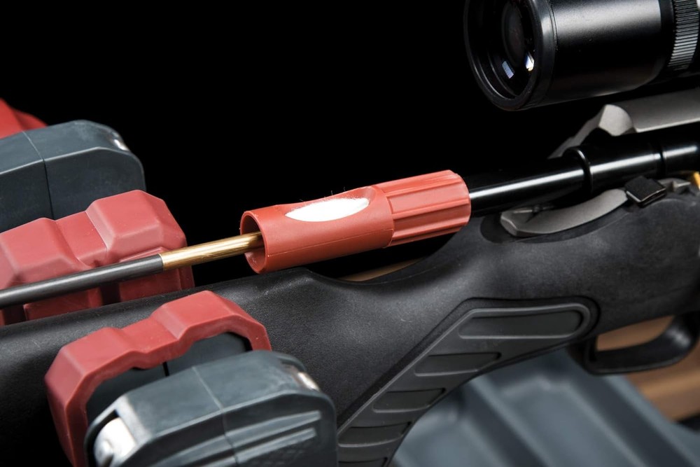 Tipton Universal Bore Guide with 3 Muzzle Guides for One Size, red, black