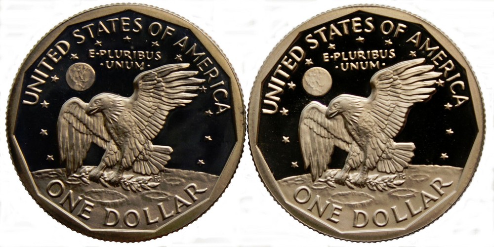 1979-S Type 1 & Type 2 Proof Susan B. Anthony Dollars SBA $1