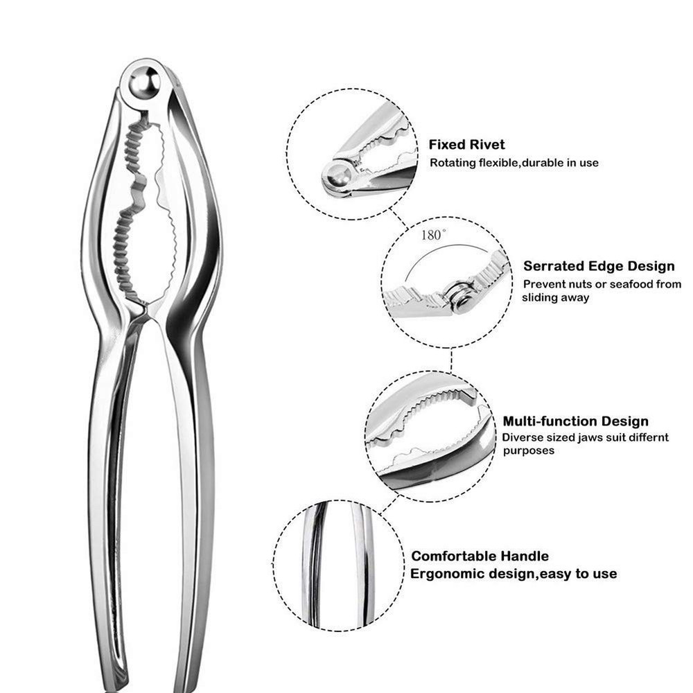 Seafood Crackers Tools Nutcrackers tools, Crab Nut Lobster Silver