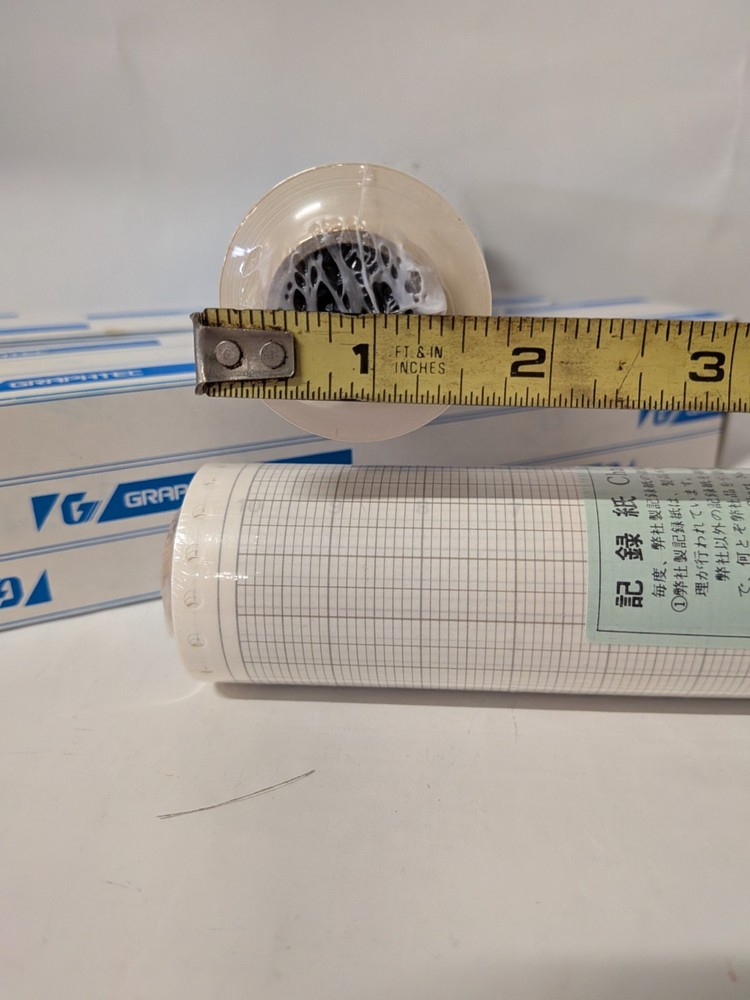 GraphTec Chart Recording Paper 20m. PR-280 New Sealed Package x 2 Pack