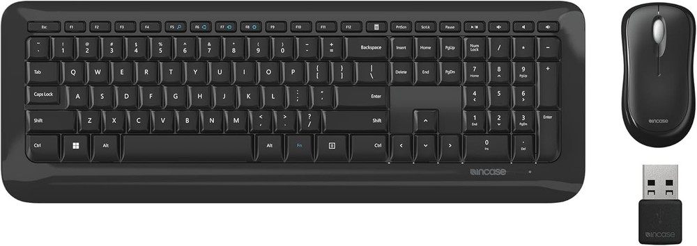 Incase Desktop 850 Keyboard & Mouse Combo with Wireless AES 128-Bit Encryption