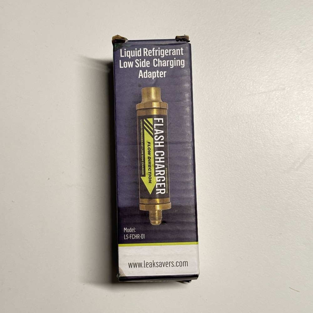 Flash Charger Liquid Low Side Refrigerant Charging Adapter, New