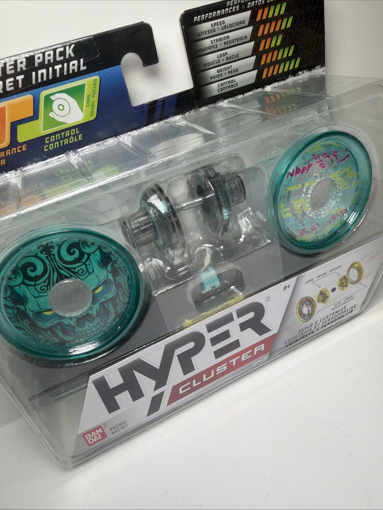 Hyper Cluster Teal Blue Skull Starter Pack Stamina Endurance Control #42367 NEW