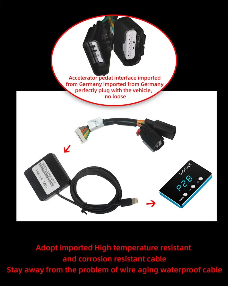 Throttle Response Controller Smart Accelerator For Ford F150 F250 Transit Focus