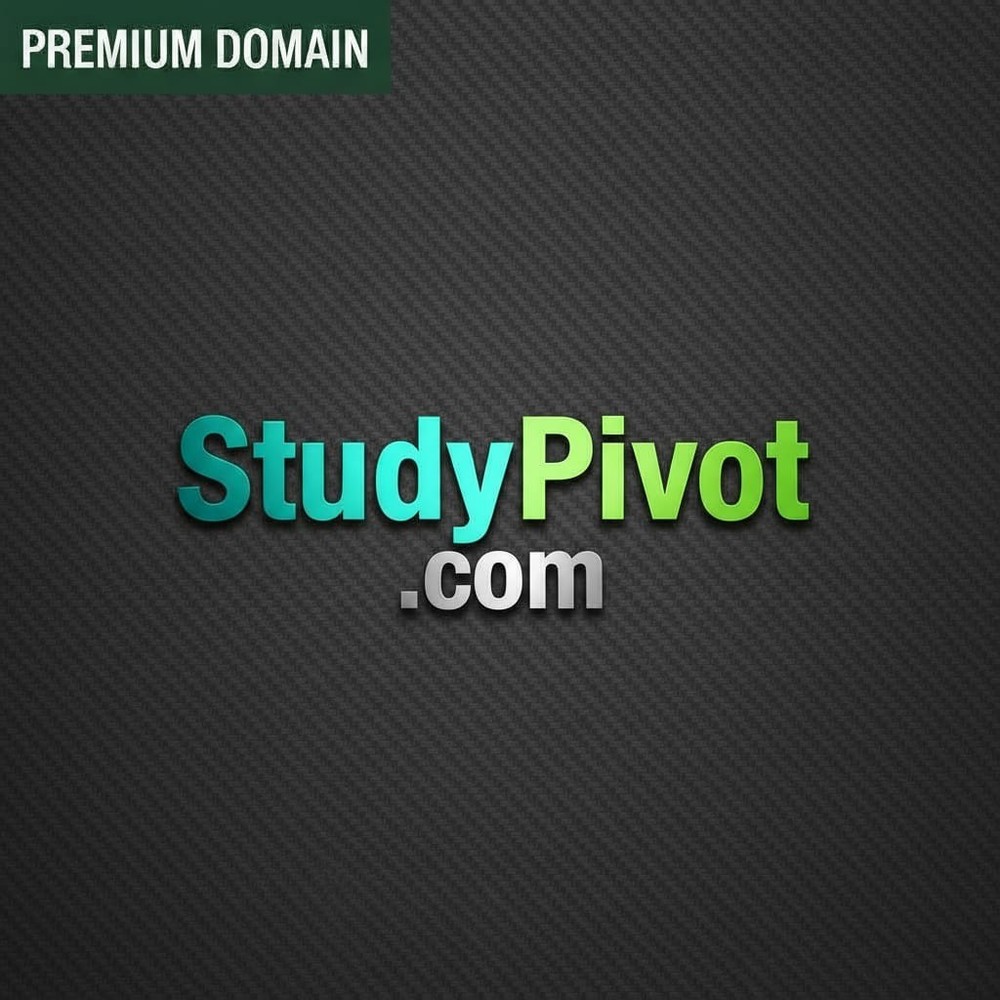 StudyPivot.com – PREMIUM Domain Name EduTech, eLearning, Tutoring, Study app